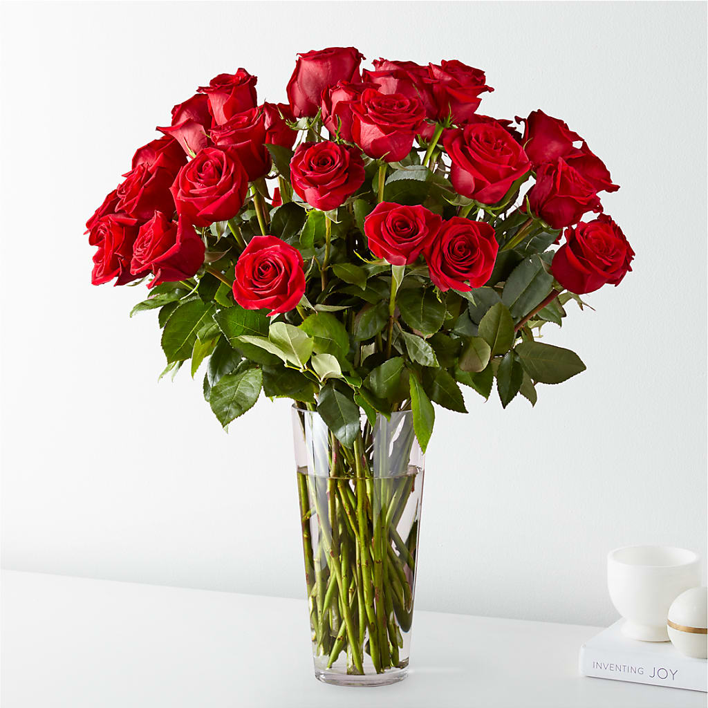 Long Stem Red Rose Bouquet – Nayitas Rva Flowers, Richmond VA
