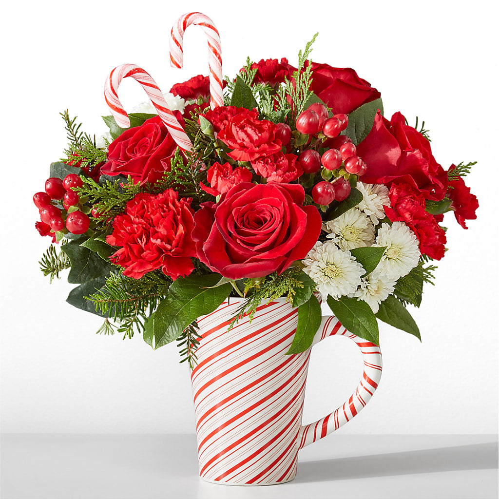 Peppermint Swirl Mug – Nayitas Rva Flowers, Richmond VA
