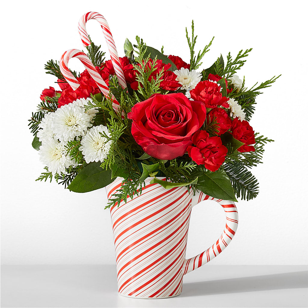 Peppermint Swirl Mug – Nayitas Rva Flowers, Richmond VA