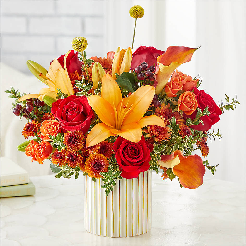 Scarlet Skies Bouquet – Nayitas Rva Flowers, Richmond VA