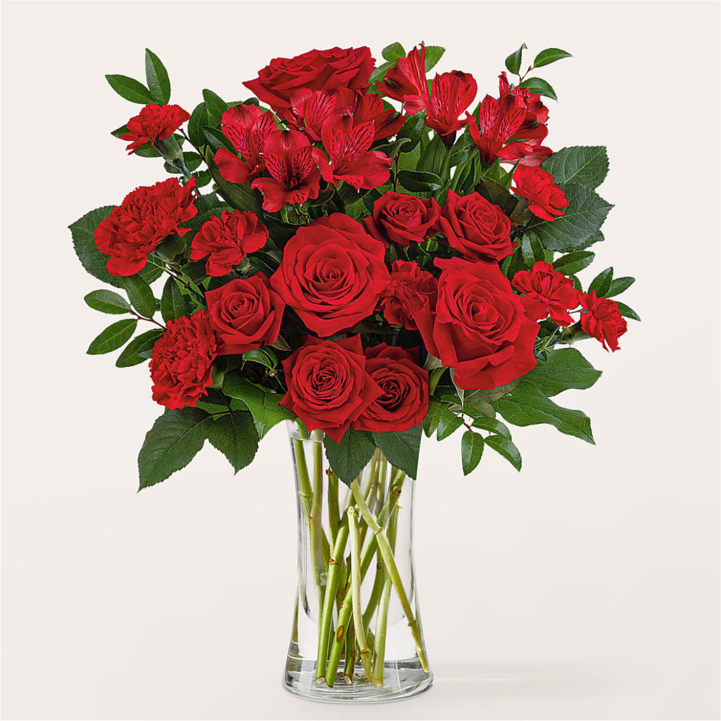 Brilliant Ruby Bouquet – Nayitas Rva Flowers, Richmond VA