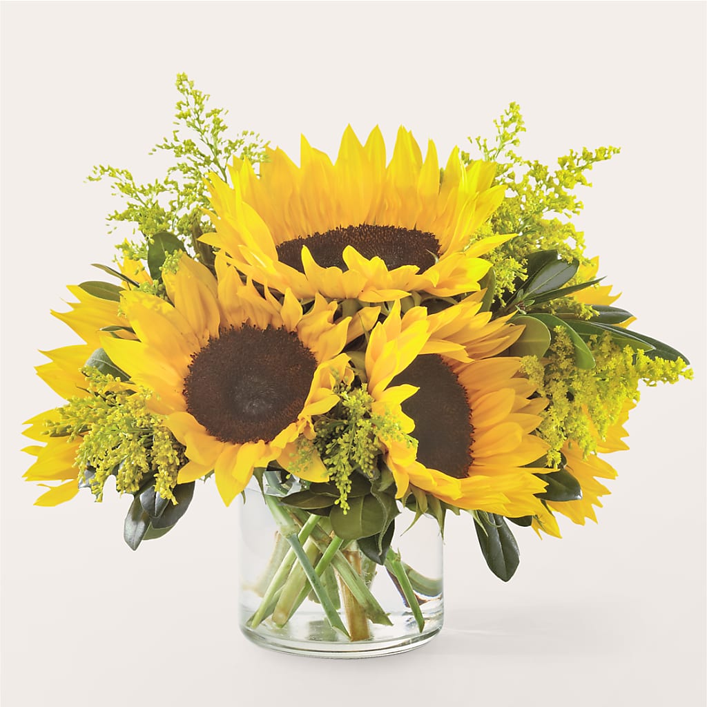 Beaming Sunflower Bouquet – Nayitas Rva Flowers, Richmond VA