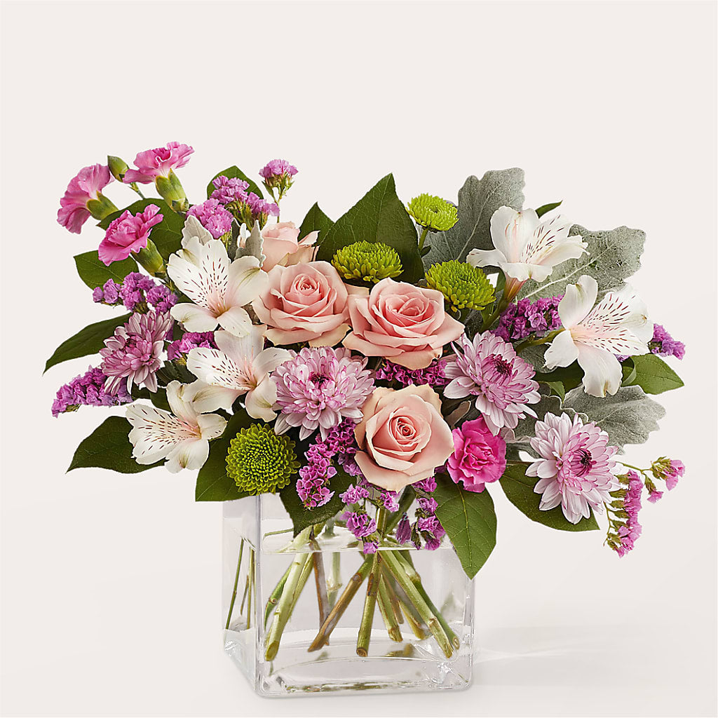 Pink Suede Bouquet – Nayitas Rva Flowers, Richmond VA