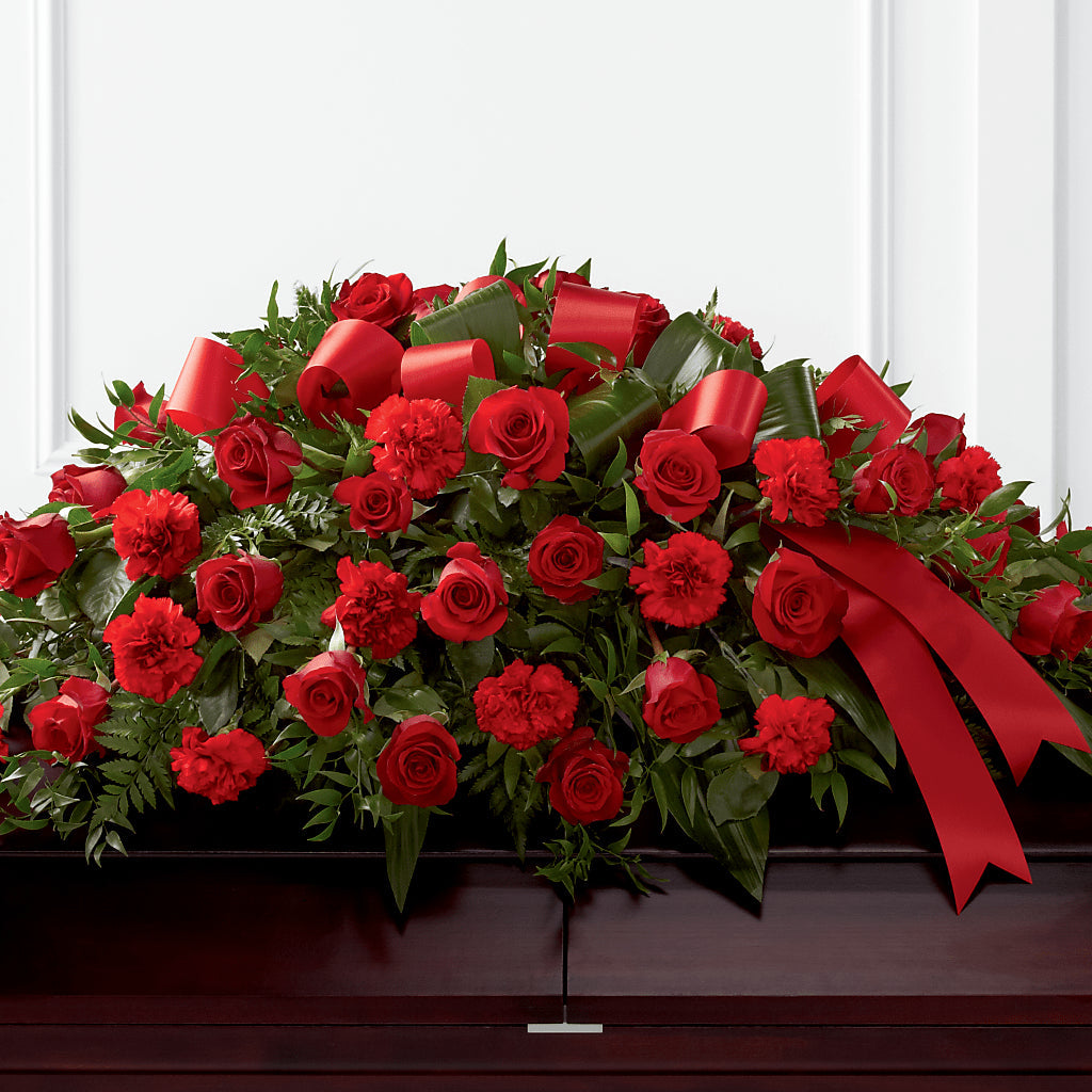 Tribute of Life Casket Spray – Nayitas Rva Flowers, Richmond VA