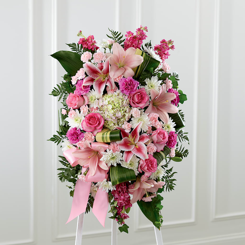 Comforting Standing Spray – Nayitas Rva Flowers, Richmond VA