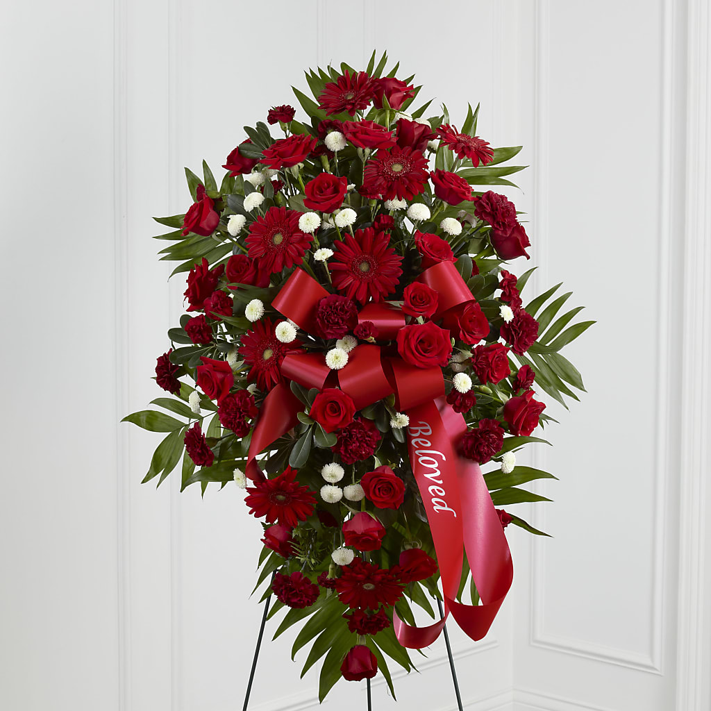 Treasured Memories Standing Spray – Nayitas Rva Flowers, Richmond VA