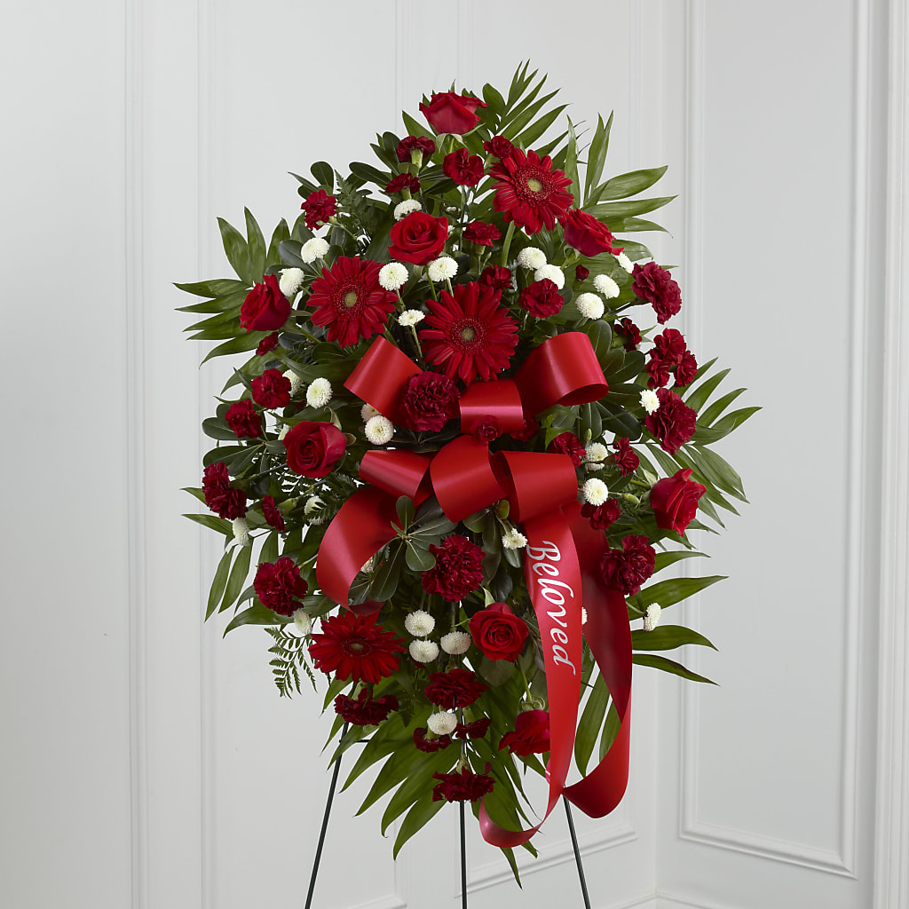 Treasured Memories Standing Spray – Nayitas Rva Flowers, Richmond VA