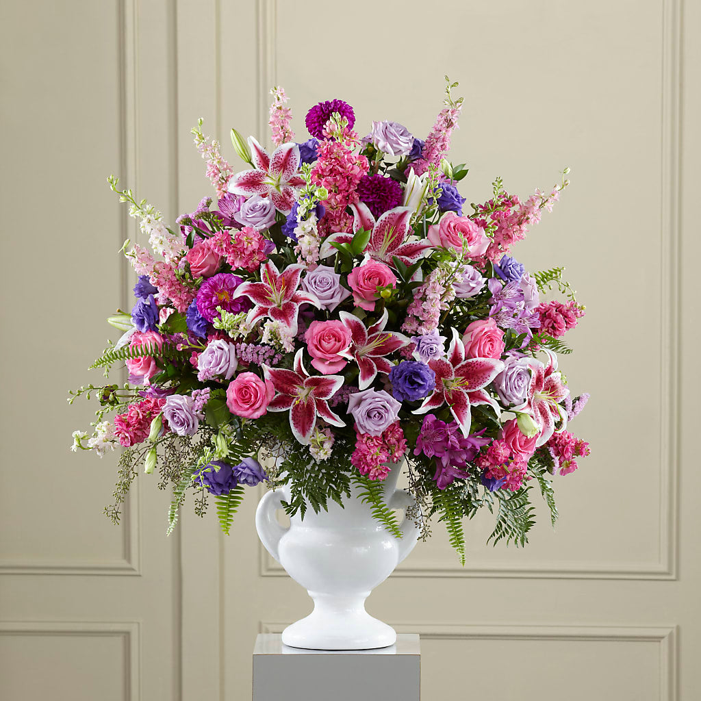 Peaceful Tribute Arrangement – Nayitas Rva Flowers, Richmond VA