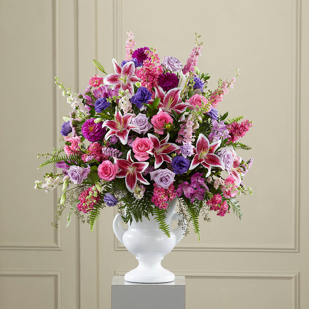 Peaceful Tribute Arrangement – Nayitas Rva Flowers, Richmond VA