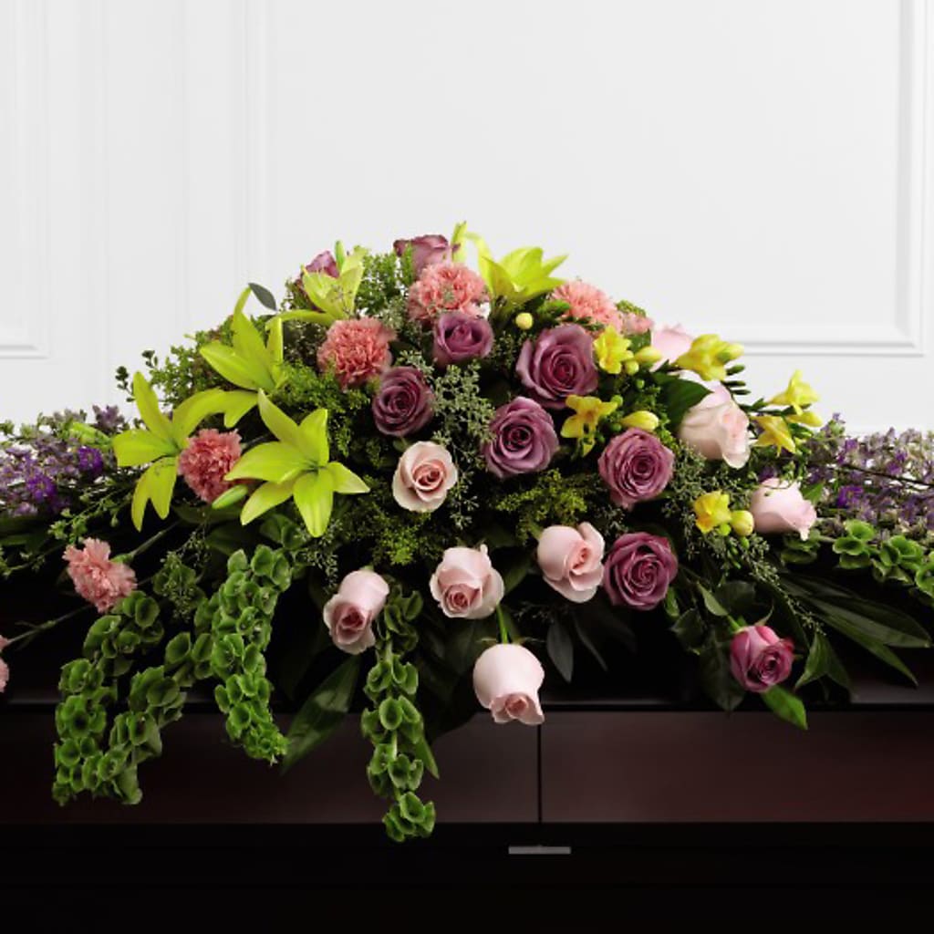 Forever Beloved Casket Spray – Nayitas Rva Flowers, Richmond VA