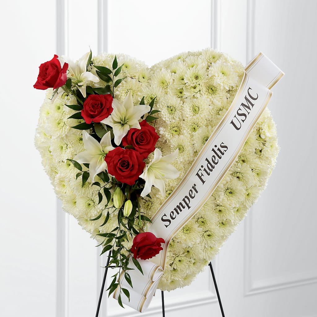Heartfelt Hero Standing Heart – Nayitas Rva Flowers, Richmond VA