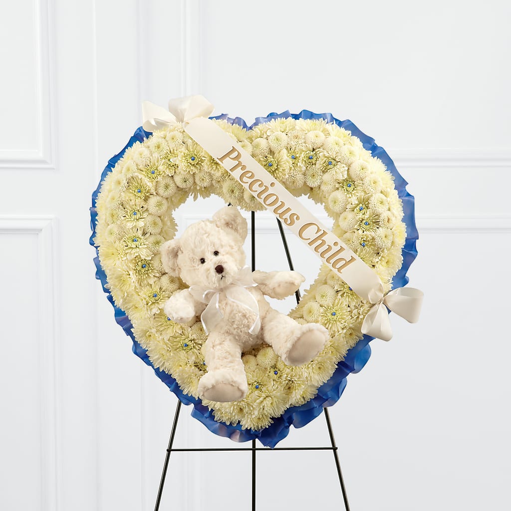 Precious Child Standing Heart – Nayitas Rva Flowers, Richmond VA