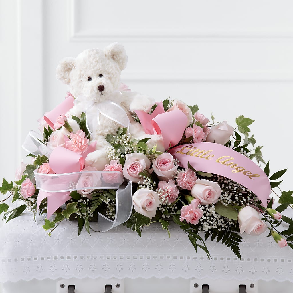 Touch of Sympathy Casket Spray – Nayitas Rva Flowers, Richmond VA