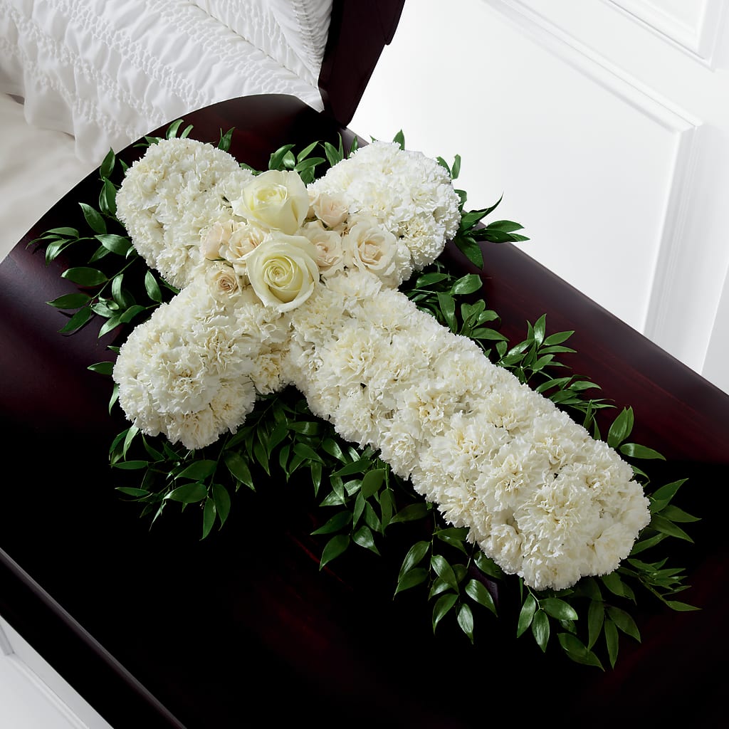 Peaceful Memories Casket Spray (Standard) – Nayitas Rva Flowers, Richmond VA