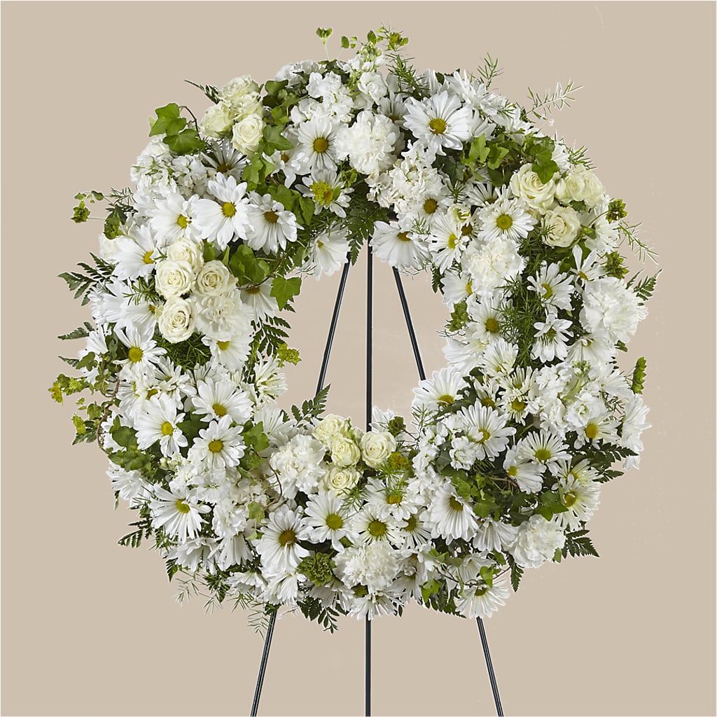 Faithful Wishes Wreath – Nayitas Rva Flowers, Richmond VA