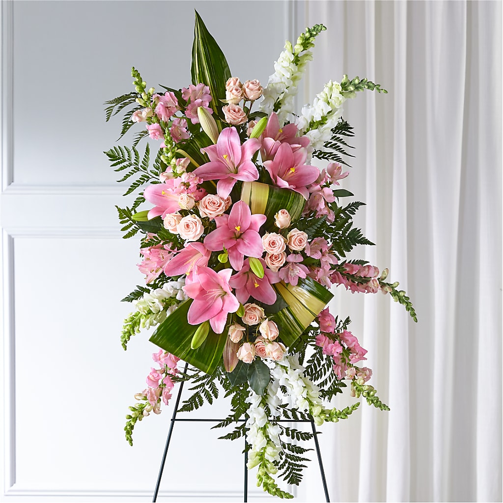 Elegant Embrace Standing Spray – Nayitas Rva Flowers, Richmond VA