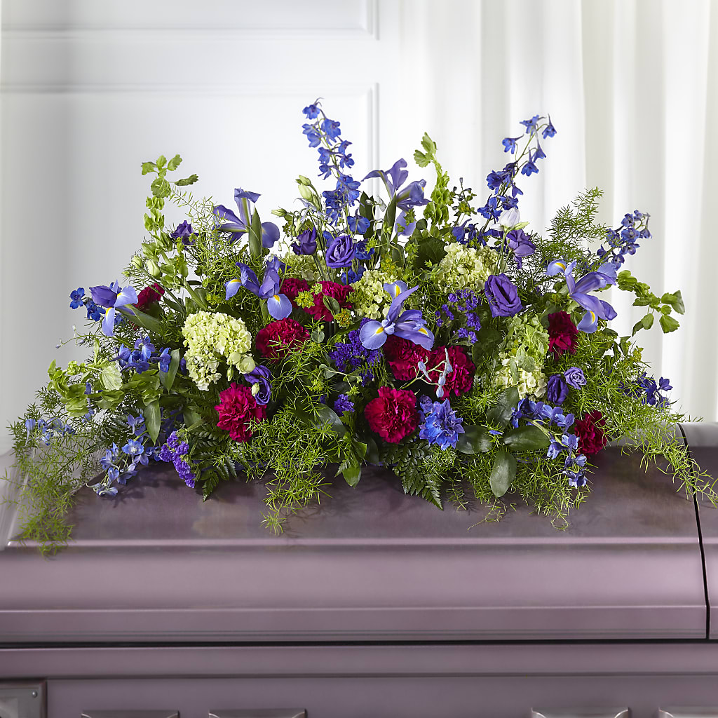 Always Treasured Casket Spray – Nayitas Rva Flowers, Richmond VA