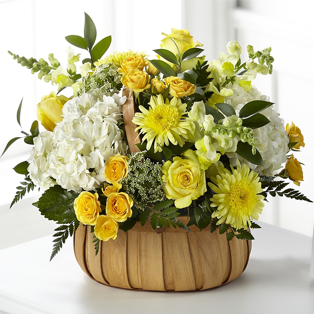 Rustic Remembrance Basket – Nayitas Rva Flowers, Richmond VA