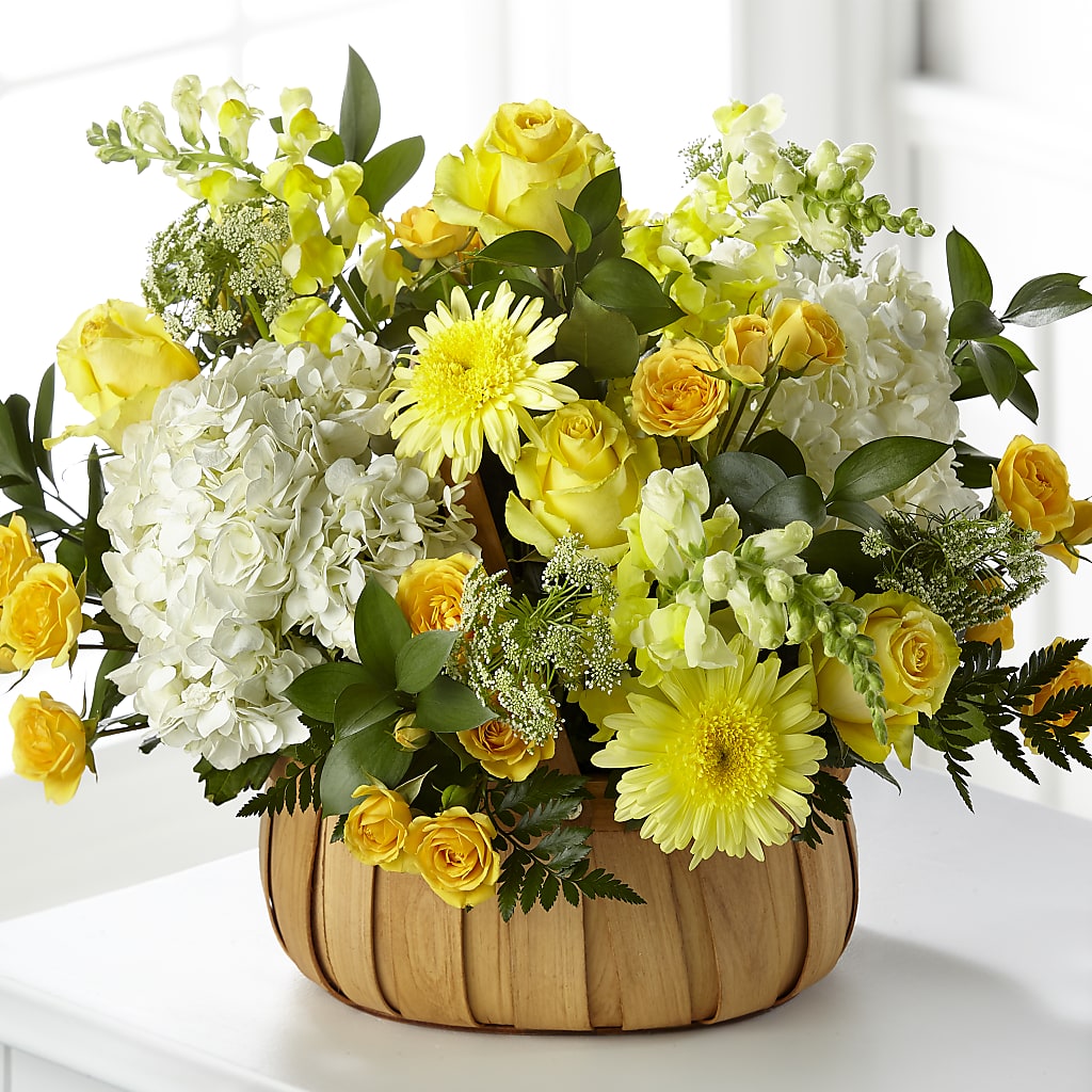 Rustic Remembrance Basket – Nayitas Rva Flowers, Richmond VA