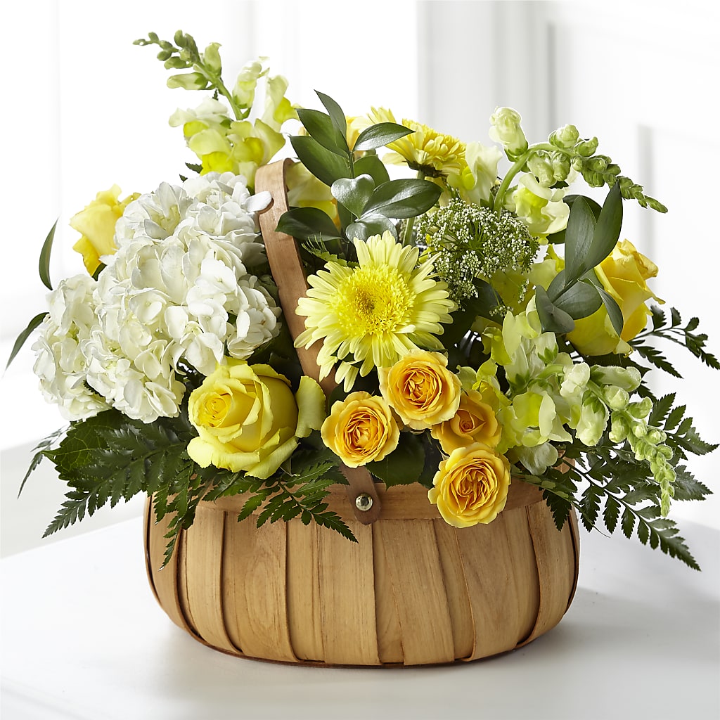Rustic Remembrance Basket – Nayitas Rva Flowers, Richmond VA
