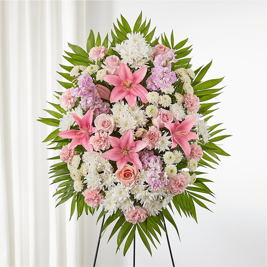 Offering Solace Standing Spray – Nayitas Rva Flowers, Richmond VA