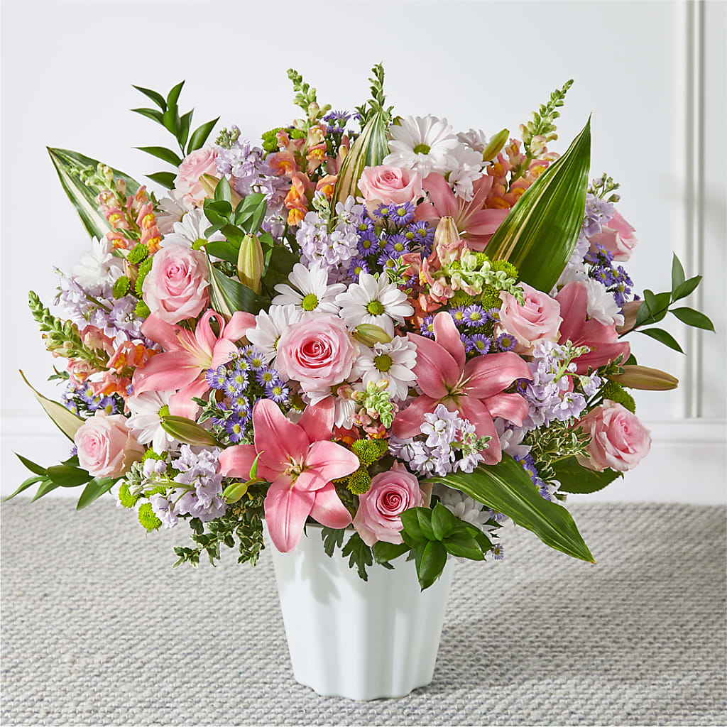 Abundant Compassion Floor Basket – Nayitas Rva Flowers, Richmond VA