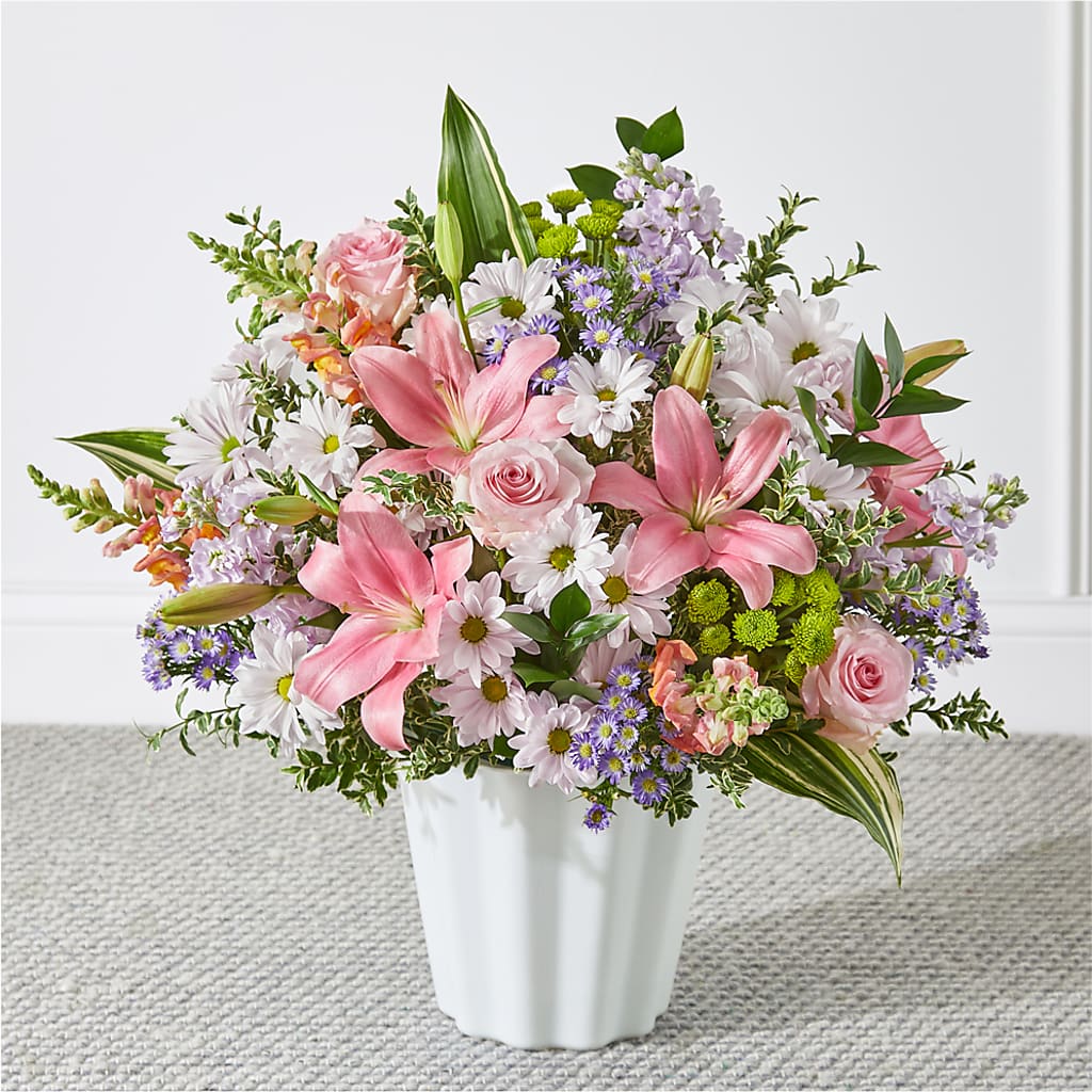 Abundant Compassion Floor Basket – Nayitas Rva Flowers, Richmond VA