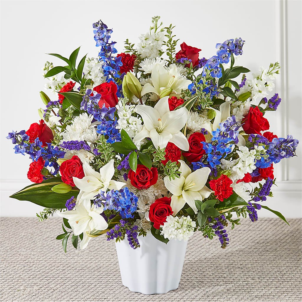 Consoled Floor Basket – Nayitas Rva Flowers, Richmond VA