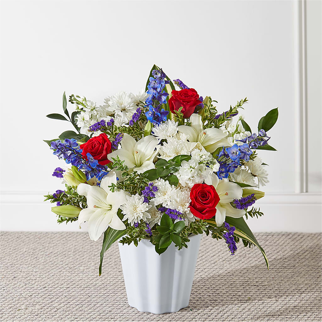 Consoled Floor Basket – Nayitas Rva Flowers, Richmond VA