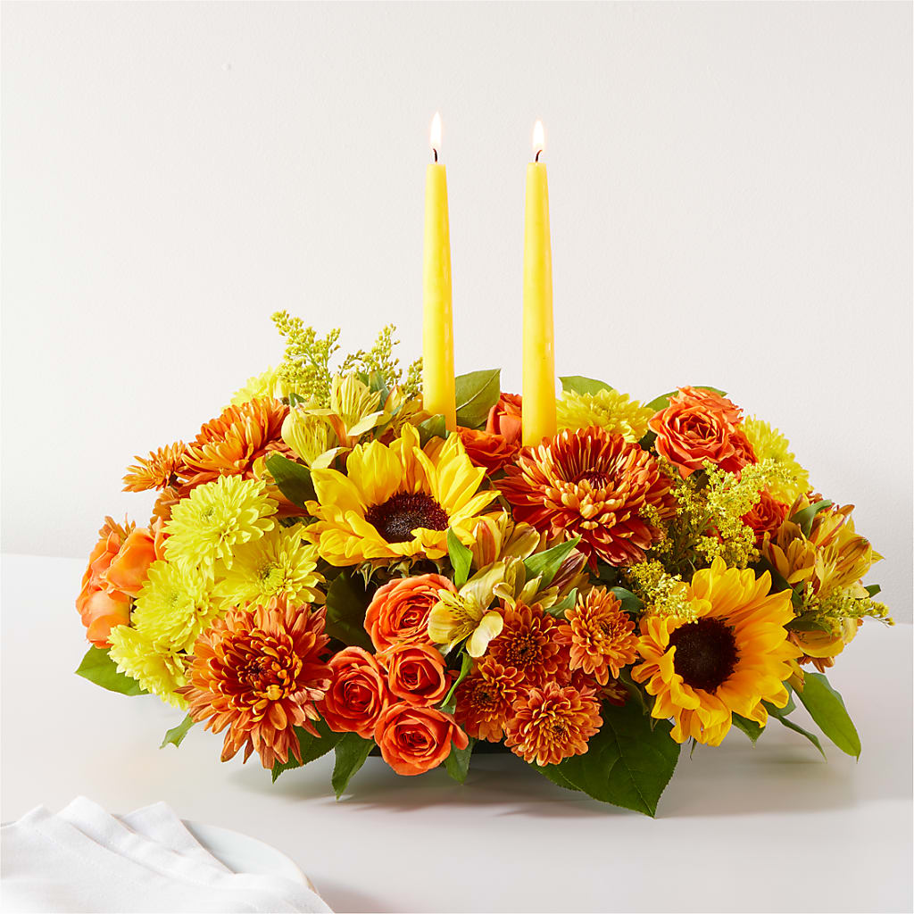 Autumn Harmony Centerpiece – Nayitas Rva Flowers, Richmond VA