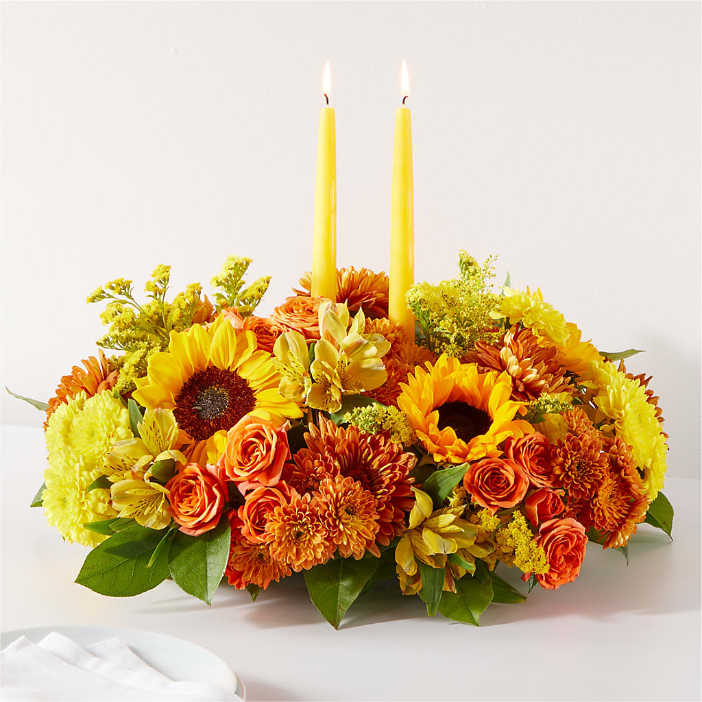 Autumn Harmony Centerpiece – Nayitas Rva Flowers, Richmond VA