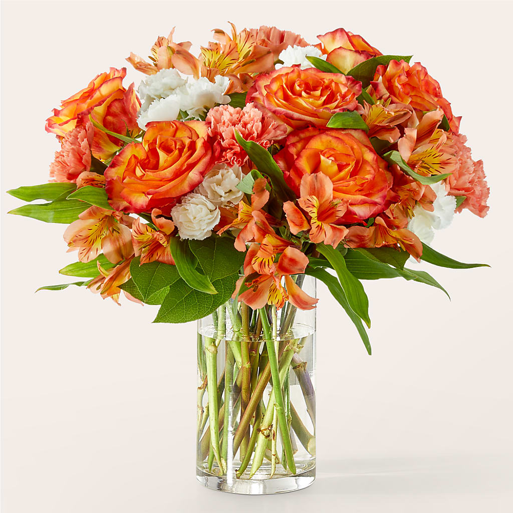 Apricot Glow Bouquet – Nayitas Rva Flowers, Richmond VA