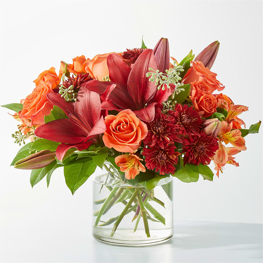 Crimson Leaves Bouquet – Nayitas Rva Flowers, Richmond VA