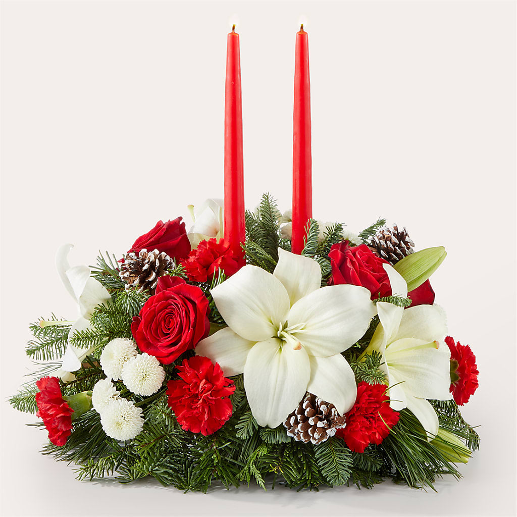 Seasonal Festivities Centerpiece – Nayitas Rva Flowers, Richmond VA