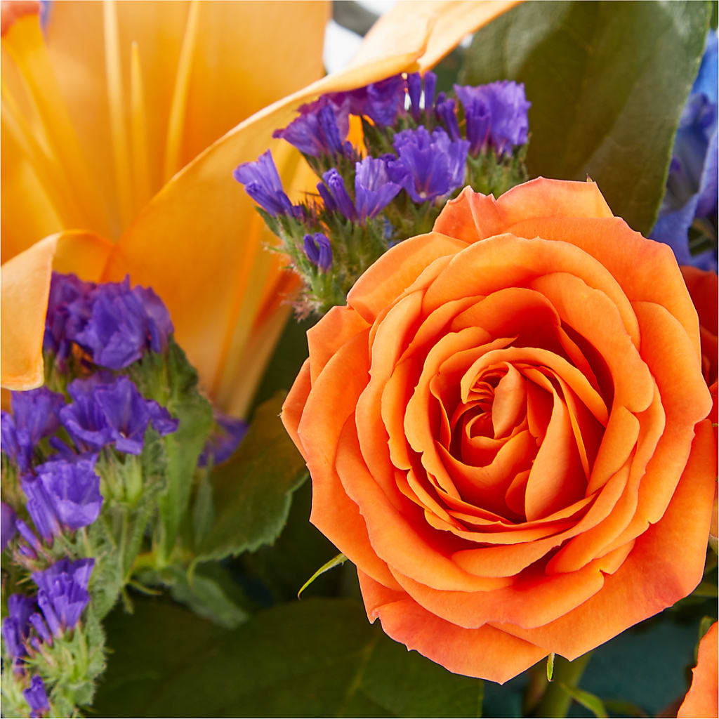 Radiant Citrus Box Bouquet –  Nayitas Rva Flowers, Richmond VA