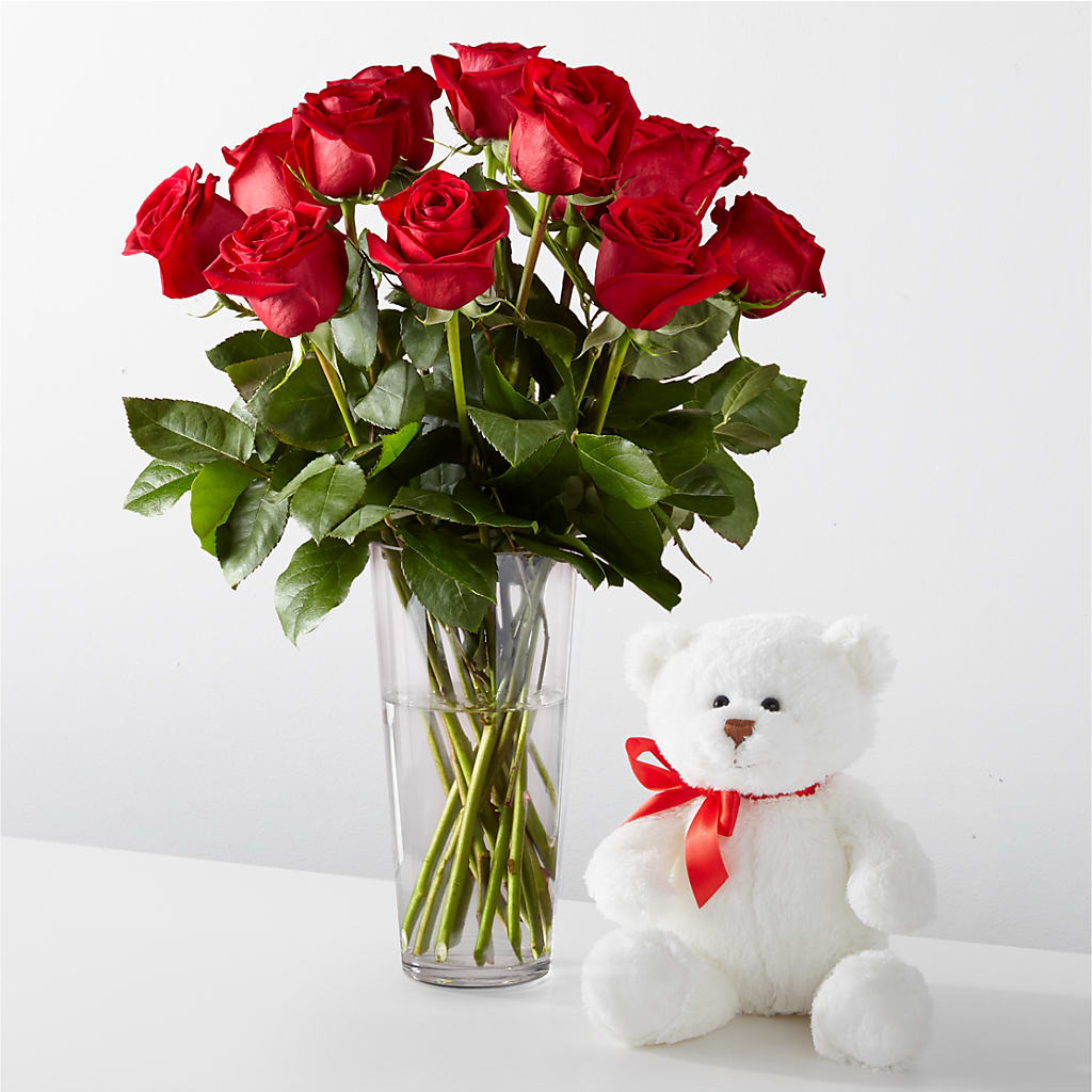 Romantic Long Stem Red Rose Bouquet Bundles –  Nayitas Rva Flowers, Richmond VA