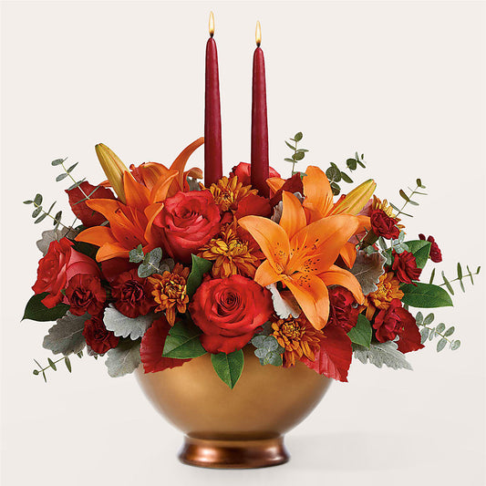 Fruits of Fall Centerpiece –  Nayitas Rva Flowers, Richmond VA