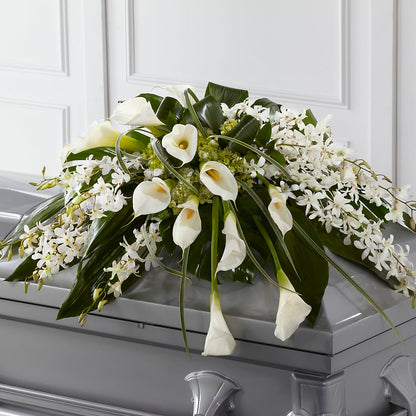 Angel Wings Casket Spray –  Nayitas Rva Flowers, Richmond VA