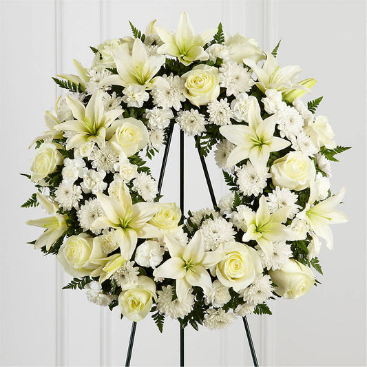 Treasured Tribute Wreath –  Nayitas Rva Flowers, Richmond VA