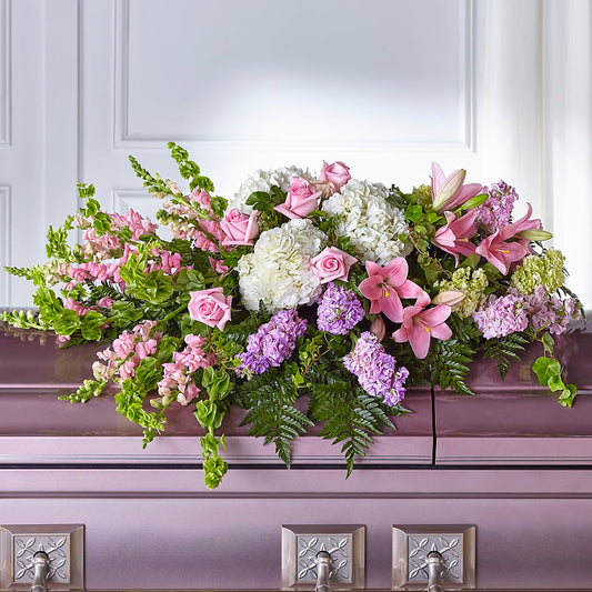 Life's Gratitude Casket Spray –  Nayitas Rva Flowers, Richmond VA