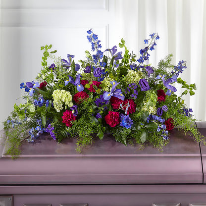 Always Treasured Casket Spray –  Nayitas Rva Flowers, Richmond VA