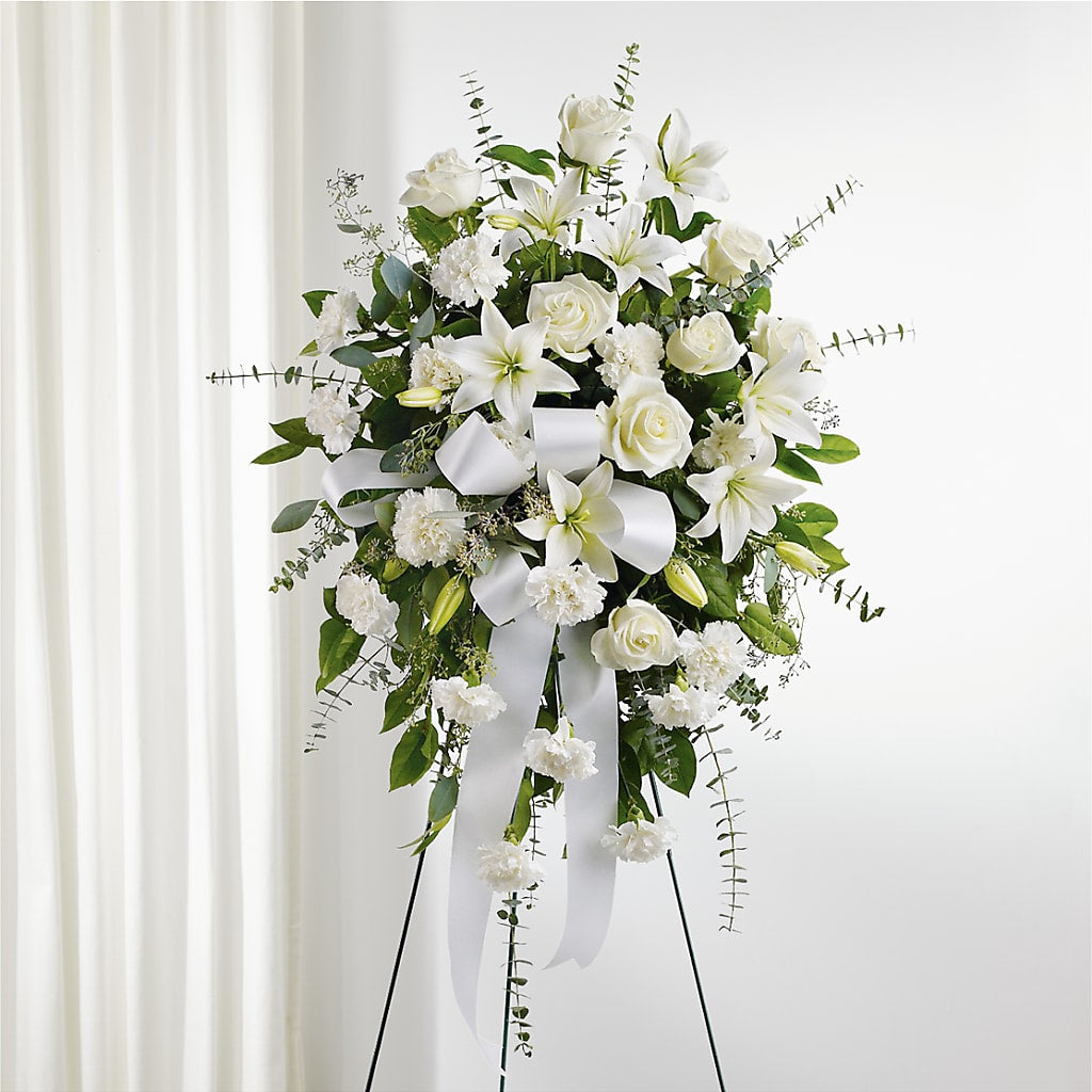 With Care Standing Spray –  Nayitas Rva Flowers, Richmond VA