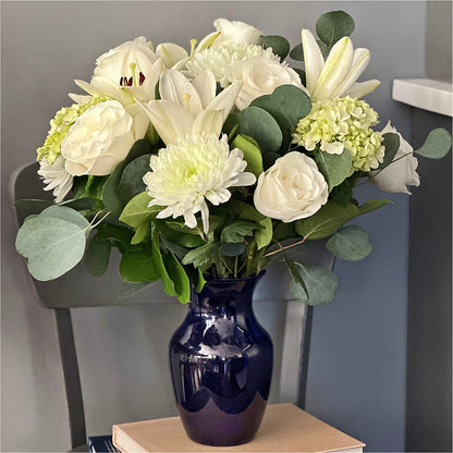 Snowy Dreams Bouquet –  Nayitas Rva Flowers, Richmond VA