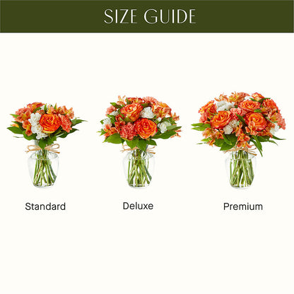 Apricot Glow Bouquet –  Nayitas Rva Flowers, Richmond VA
