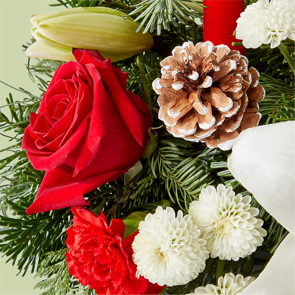 Seasonal Festivities Centerpiece –  Nayitas Rva Flowers, Richmond VA