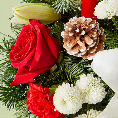 Seasonal Festivities Centerpiece –  Nayitas Rva Flowers, Richmond VA