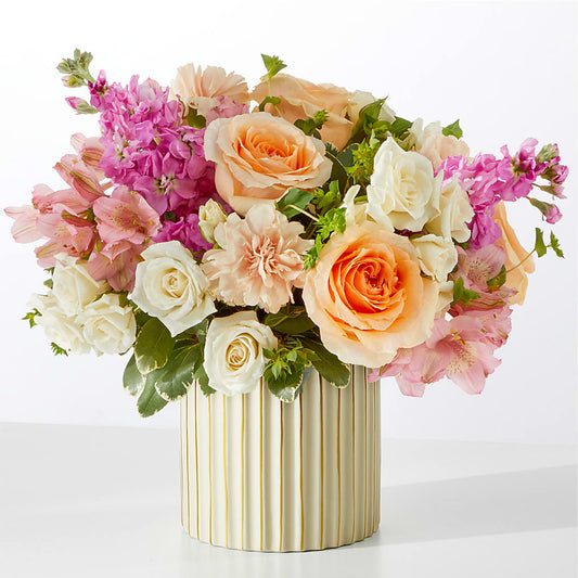 Paradise Bouquet with Ivory Vase –  Nayitas Rva Flowers, Richmond VA