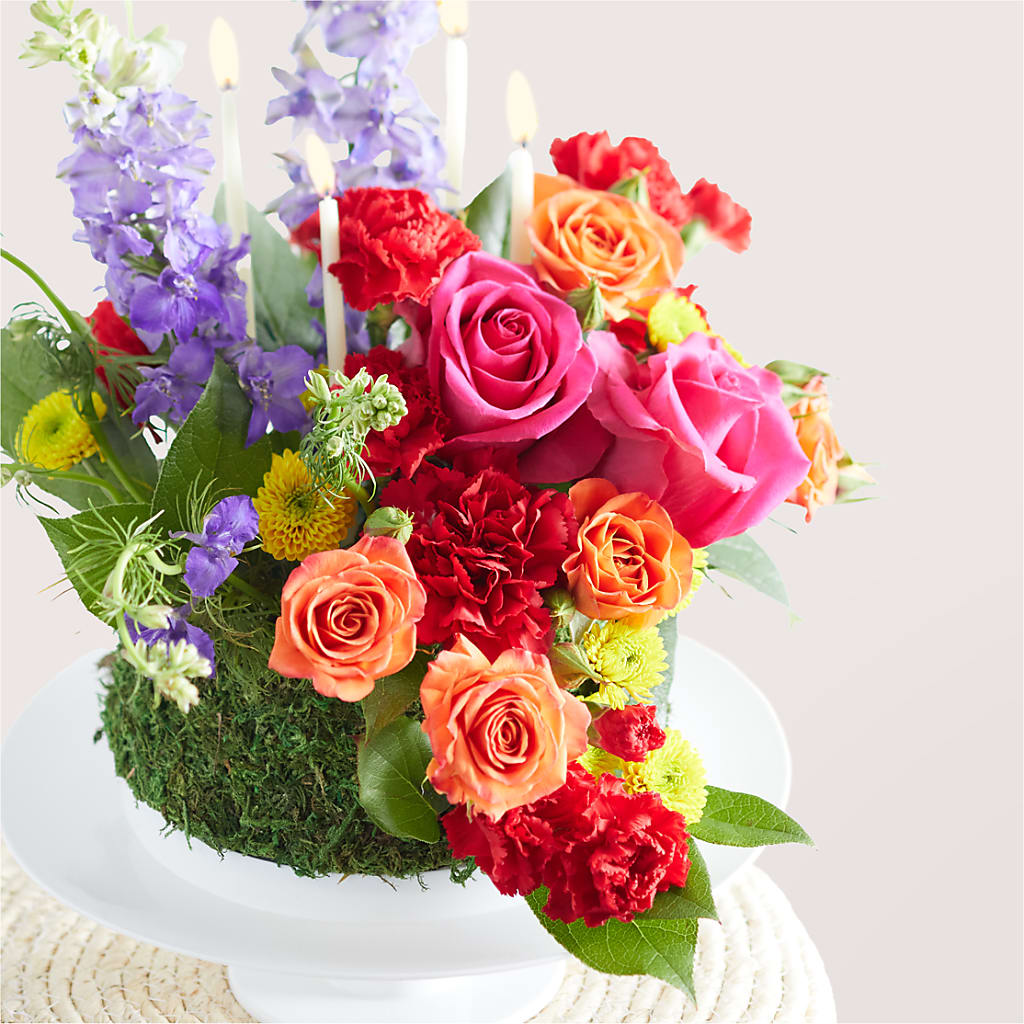 Best Year Yet Floral Cake –  Nayitas Rva Flowers, Richmond VA