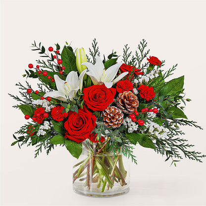 Best in Snow Bouquet –  Nayitas Rva Flowers, Richmond VA